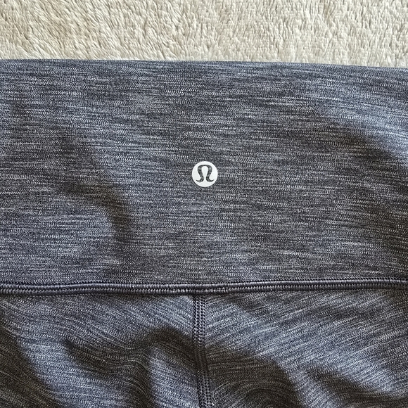 Lululemon Wunder Under Hi-Rise Tight Full-On Luxtreme 28" Heathered Black size 4 - Picture 6 of 11